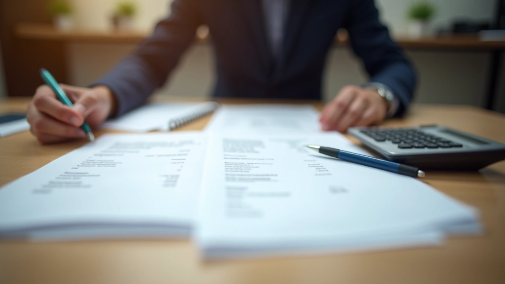 Sąskaita-faktūra su pieštuku ir skaičiuotuvais, finansinė organizacija