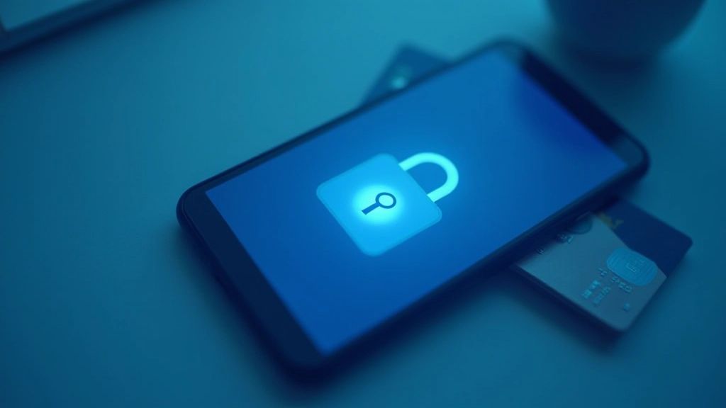 Išmanusis telefonas su saugos nustatymais ir šifravimo indikatoriais